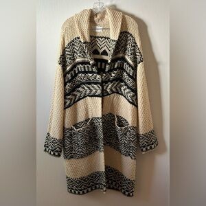 Lucky Brand NEW Fairisle Coatigan